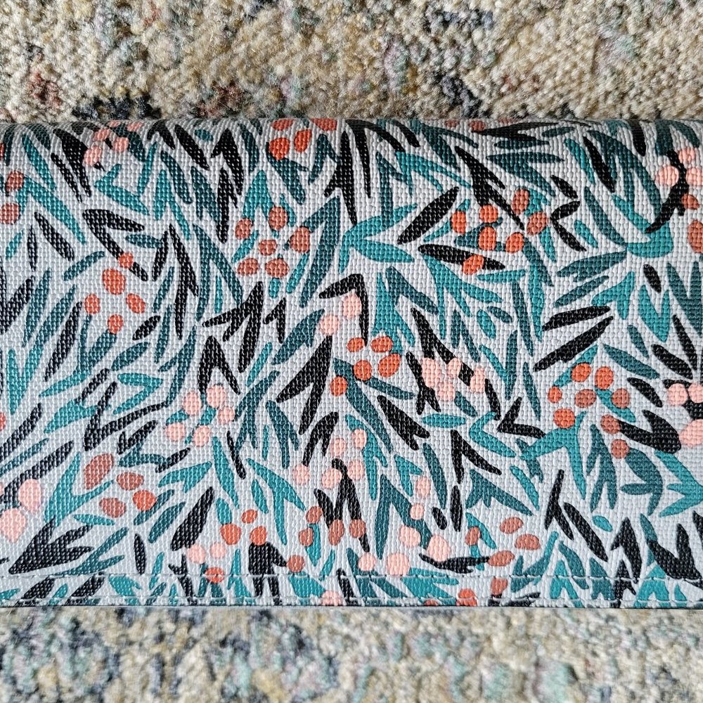 Fossil Women's Floral Zip Clutch Wallet